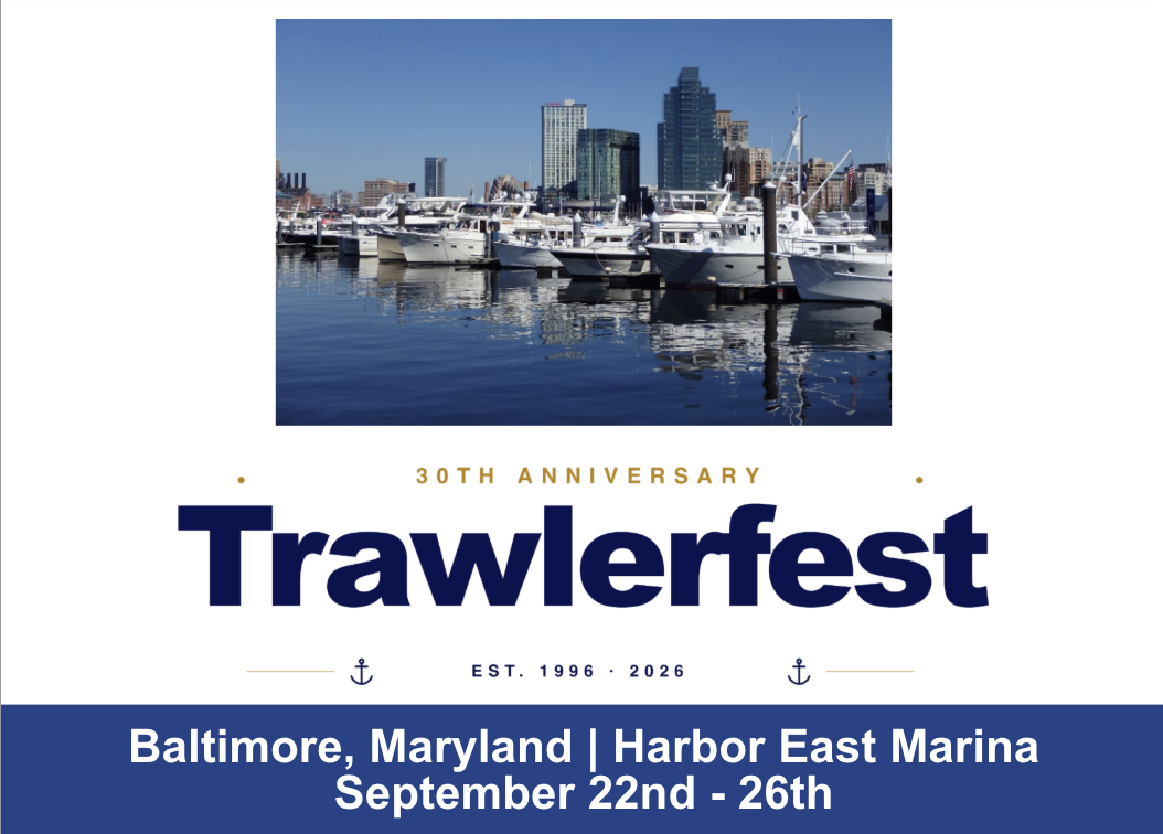 Trawlerfest Baltimore 2026 - Special Discount Code - Come Visit JMYS